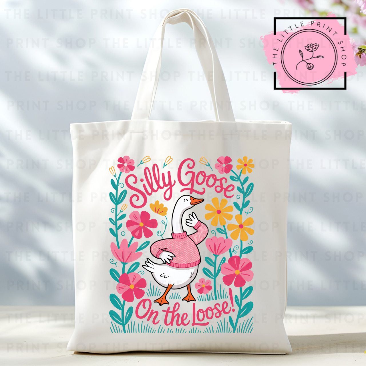 Silly Goose - Tote Bag DTF Transfer