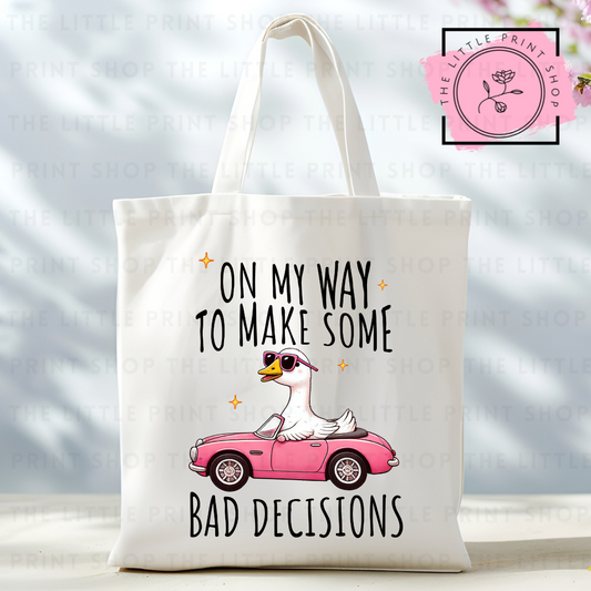 On My Way - Tote Bag DTF Transfer