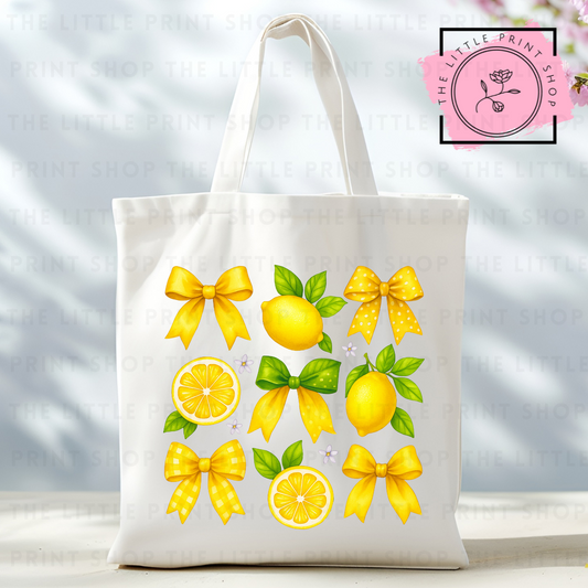 Lemons - Tote Bag DTF Transfer