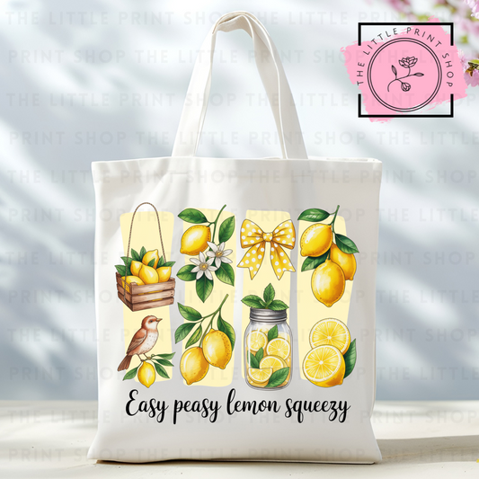Lemons - Tote Bag DTF Transfer