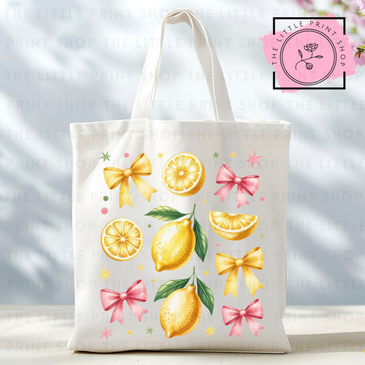 Lemons - Tote Bag DTF Transfer