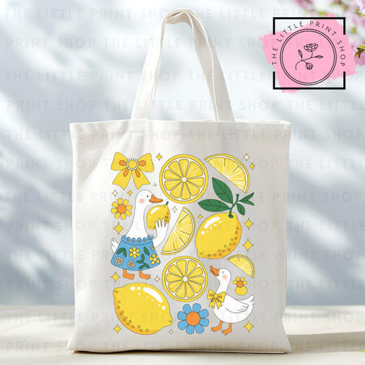 Lemons - Tote Bag DTF Transfer