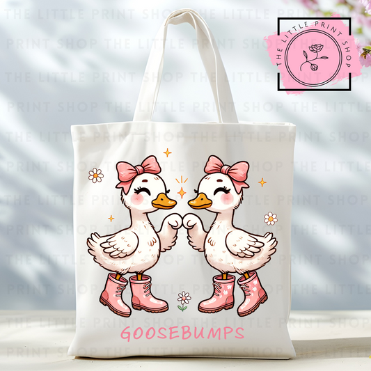 Goosebumps - Tote Bag DTF Transfer