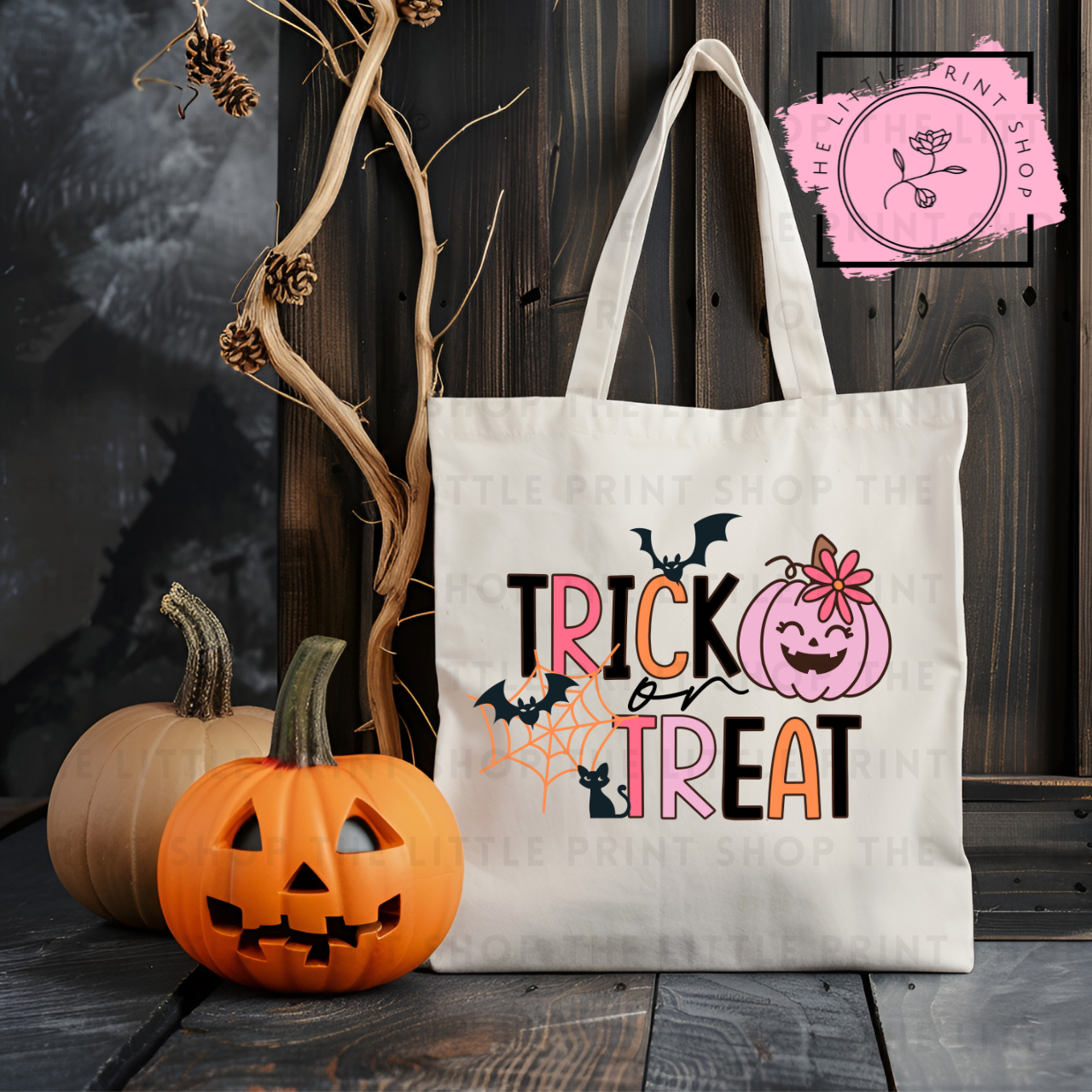 Trick Or Treat - Tote Bag DTF Transfer