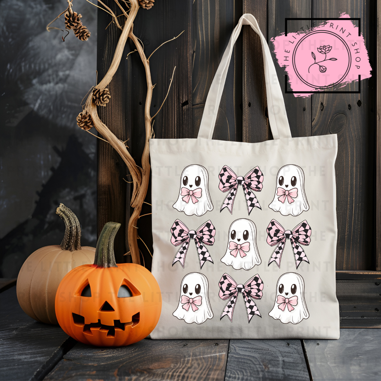 Cute Ghosties - Tote Bag DTF Transfer