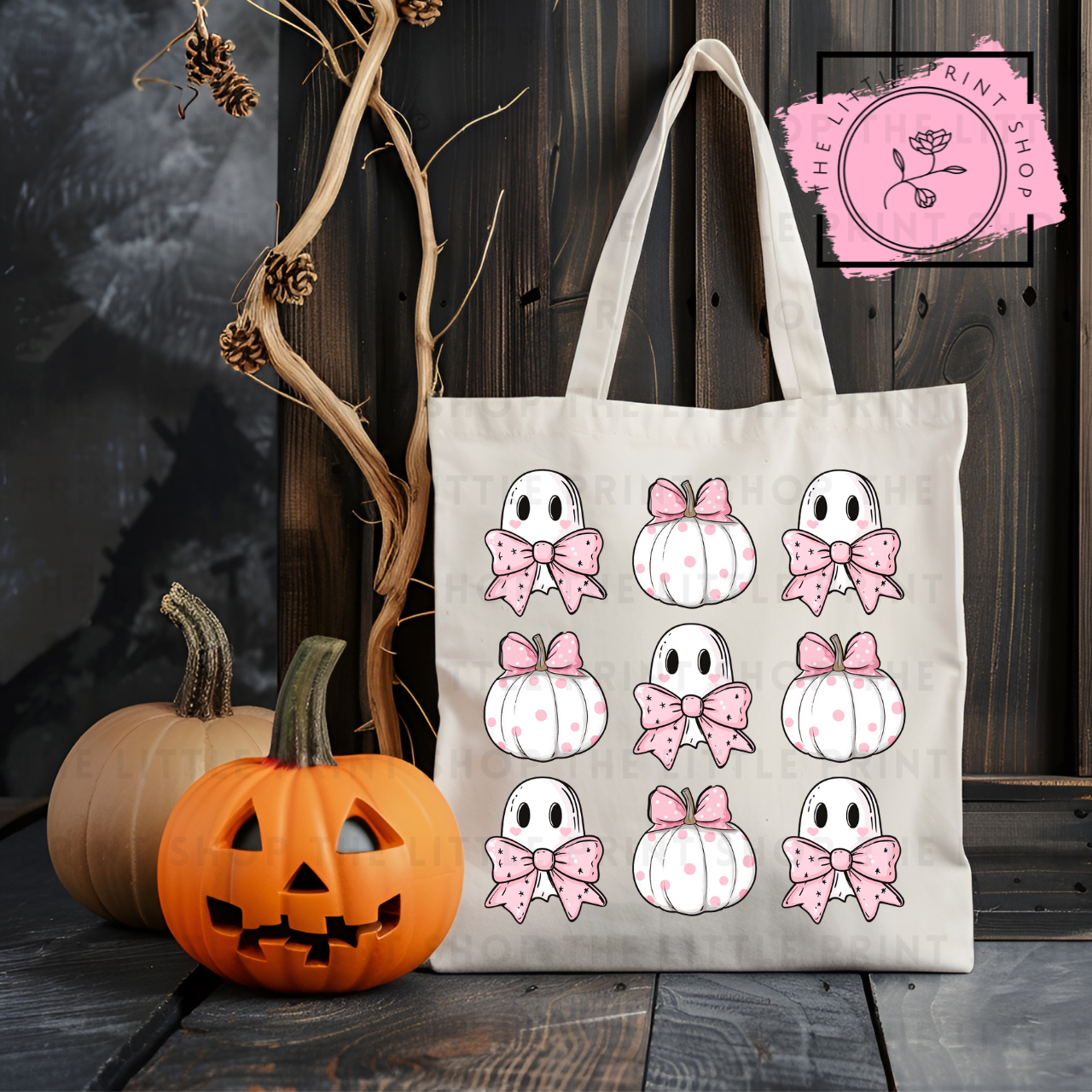 Cute Ghosties - Tote Bag DTF Transfer