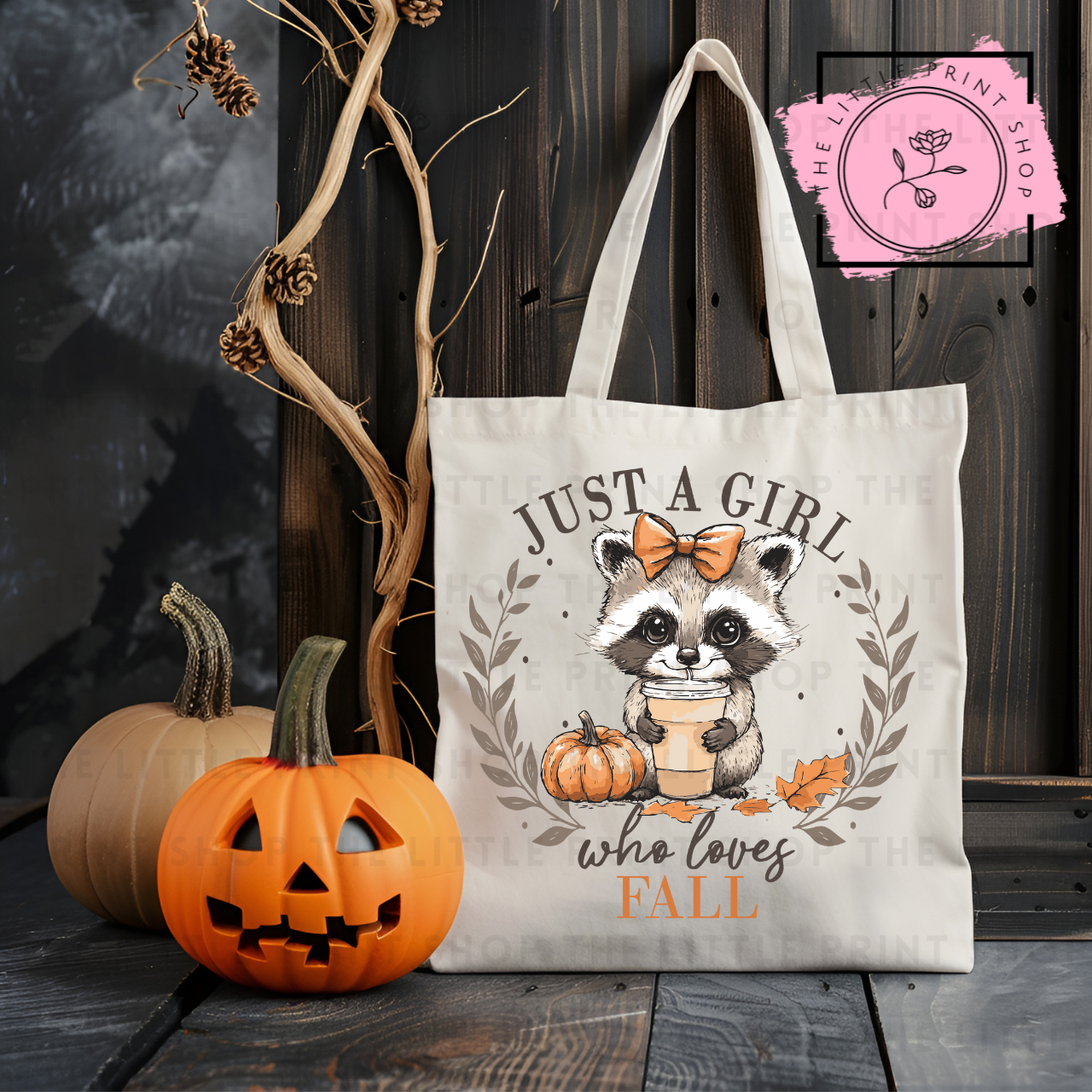 Just A Girl - Tote Bag DTF Transfer