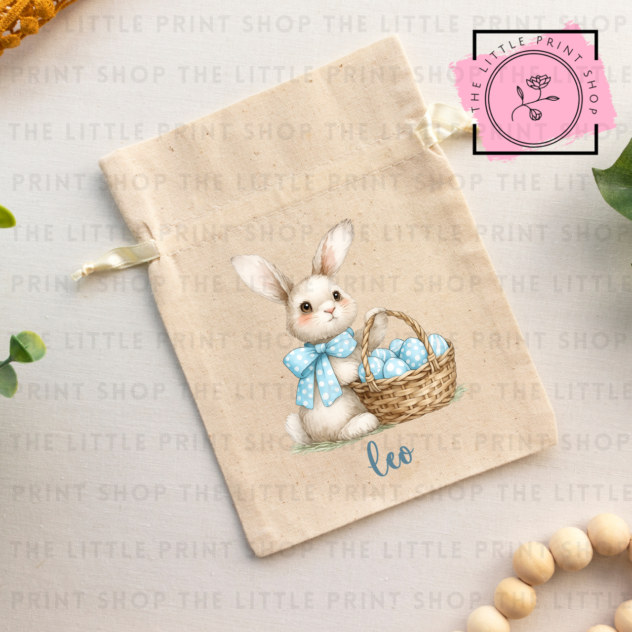 Happy Easter - Blue - DTF Transfer