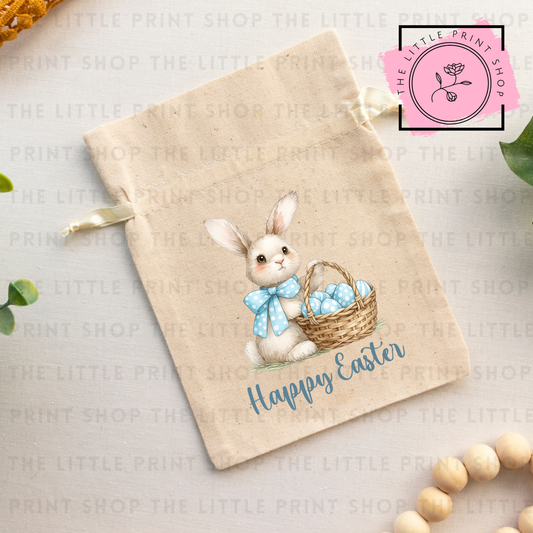 Happy Easter - Blue - DTF Transfer