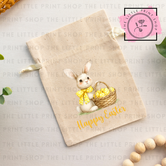 Happy Easter - Yellow - DTF Transfer