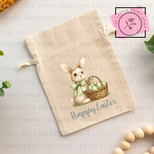 Happy Easter - Sage Green - DTF Transfer