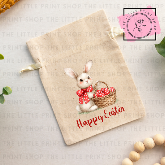 Happy Easter - Red - DTF Transfer