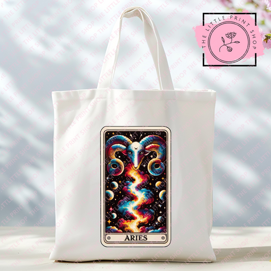 Star Sign Tarot Card - Tote Bag DTF Transfer
