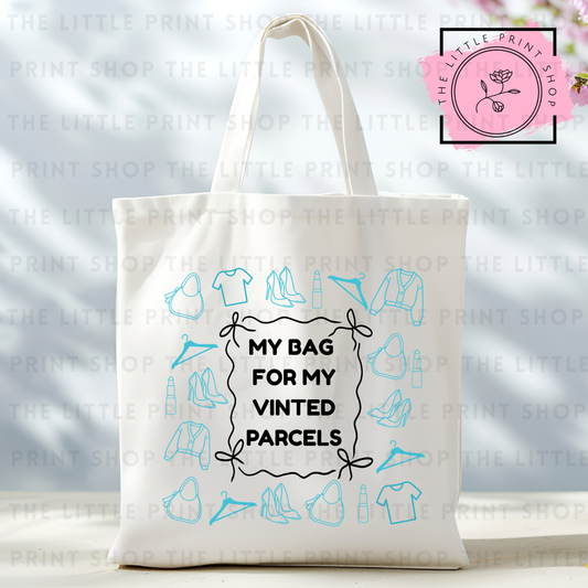 Bag Of Parcels - Tote Bag DTF Transfer