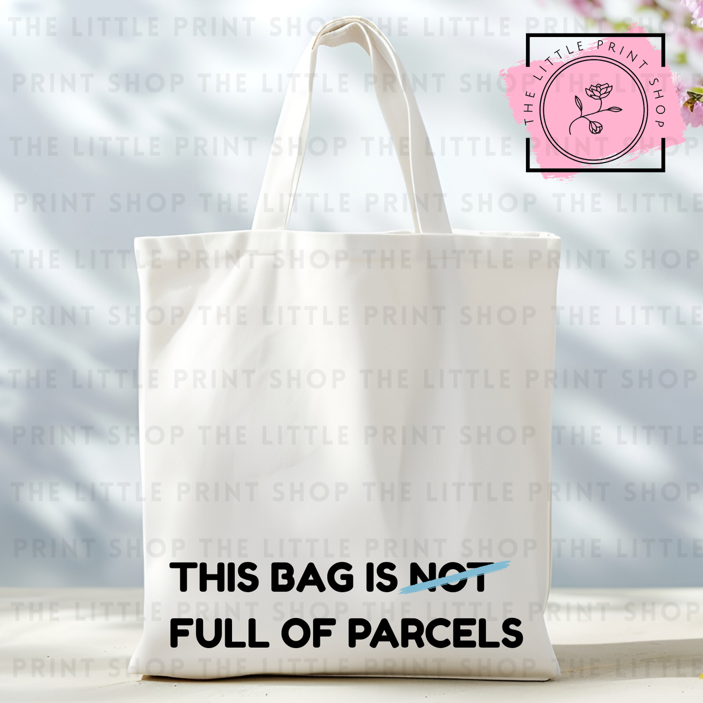 Bag Of Parcels - Tote Bag DTF Transfer