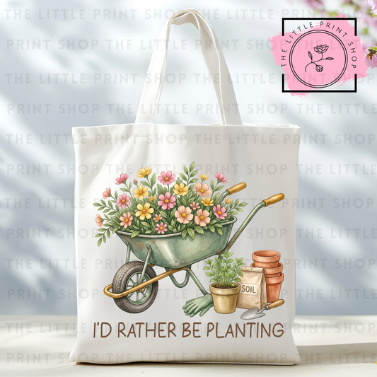 Planting - Tote Bag DTF Transfer