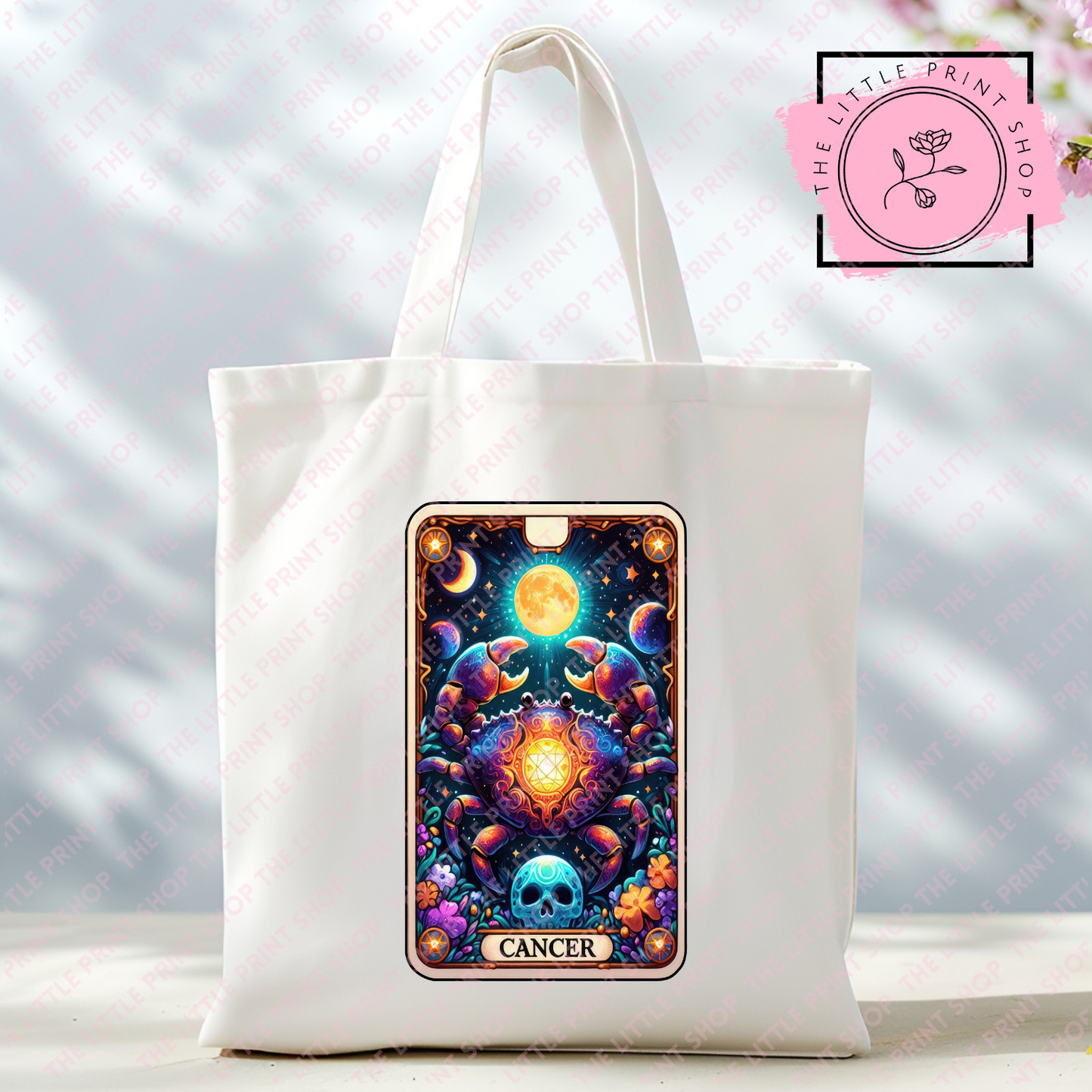 Star Sign Tarot Card - Tote Bag DTF Transfer