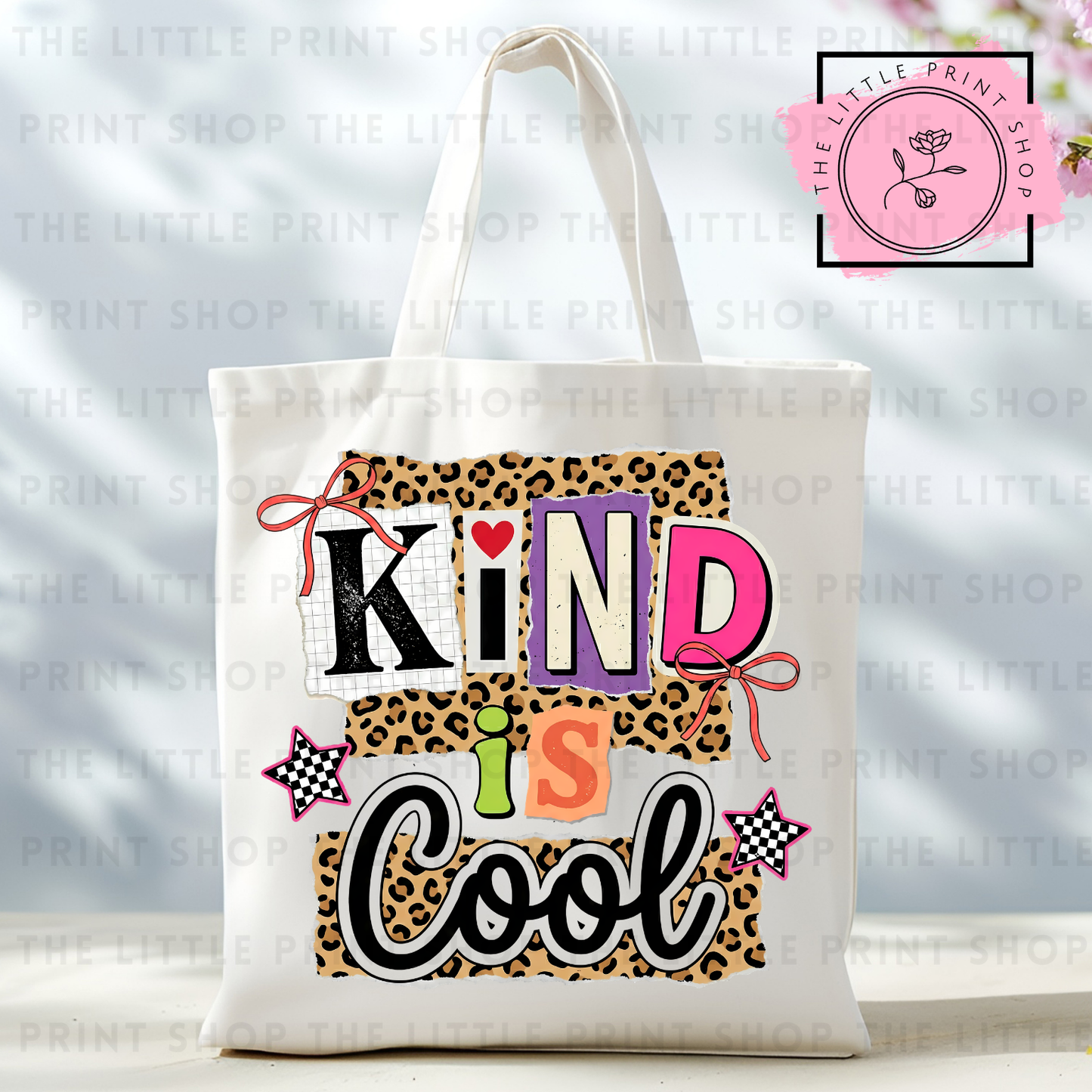 Kind Is Cool - Tote Bag DTF Transfer