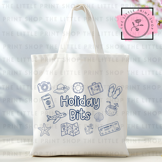 Holiday Bits - Tote Bag DTF Transfer