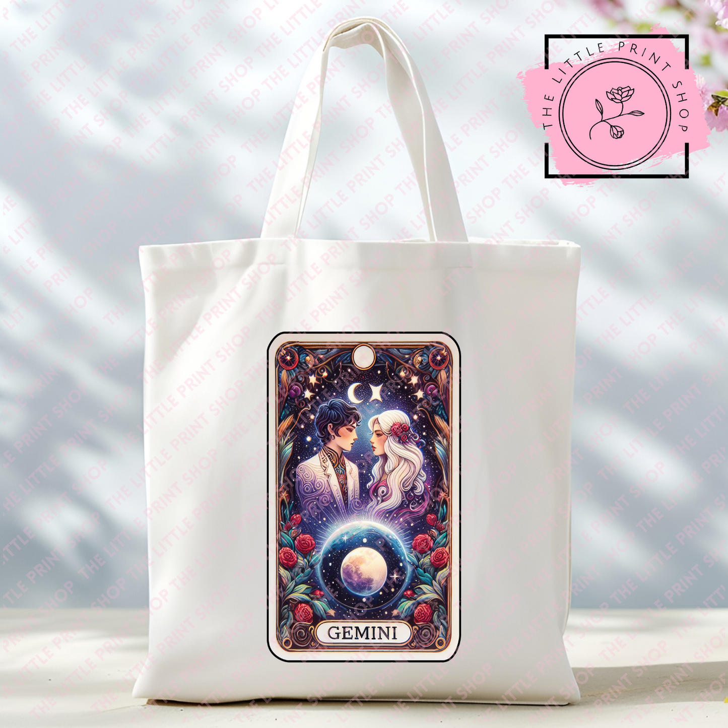 Star Sign Tarot Card - Tote Bag DTF Transfer