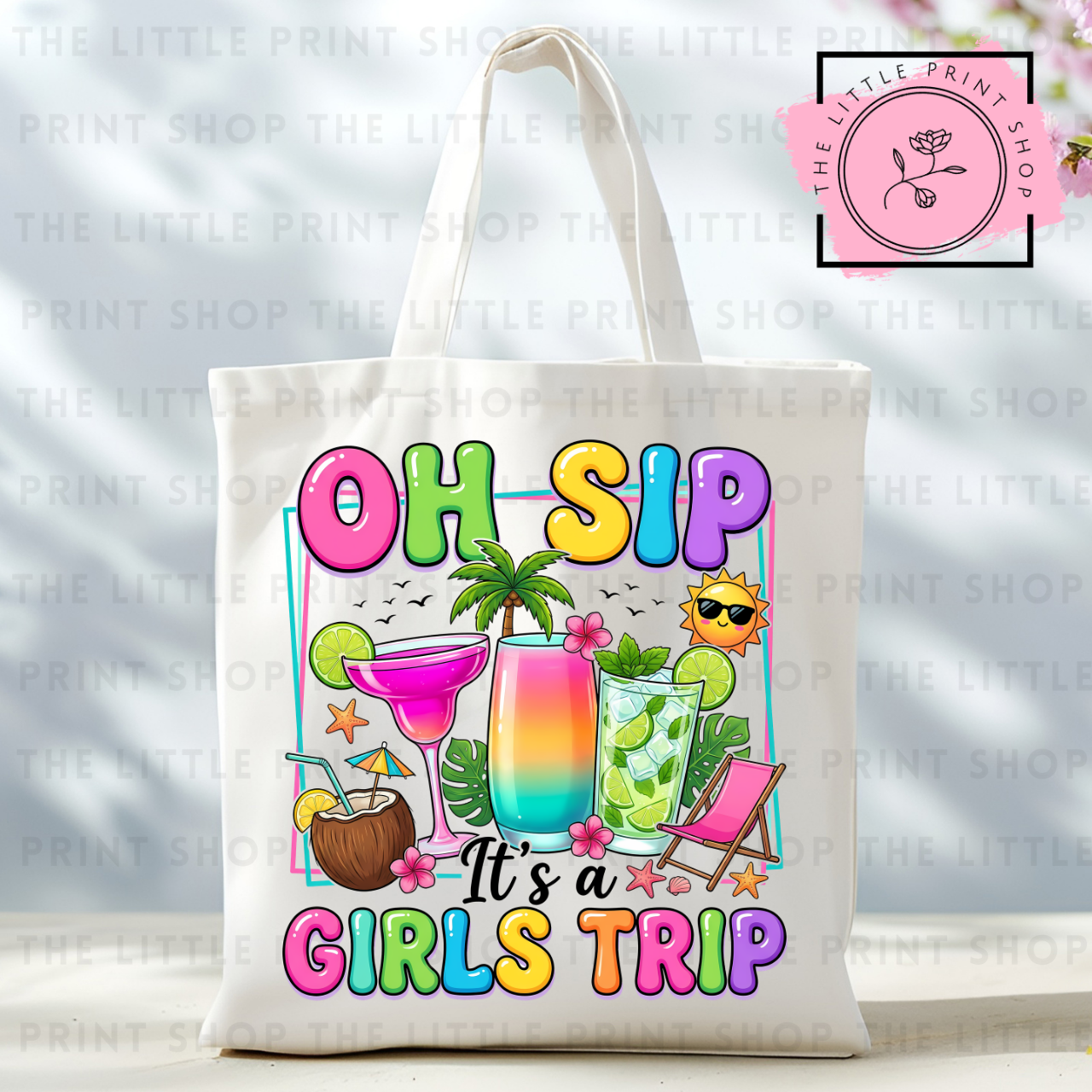 Oh Sip - Tote Bag DTF Transfer