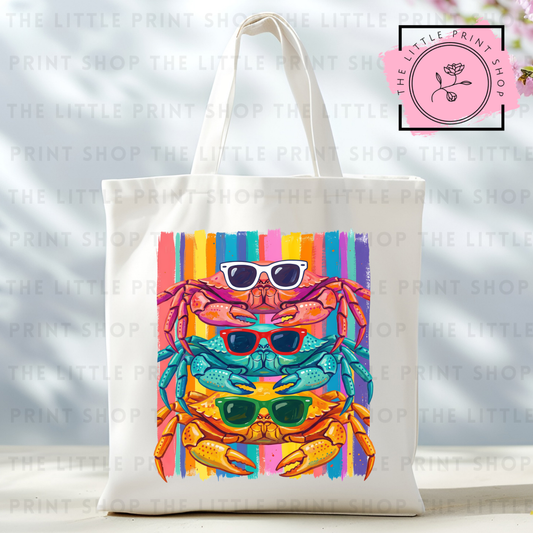 Crabby - Tote Bag DTF Transfer