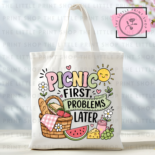 Picnic - Tote Bag DTF Transfer