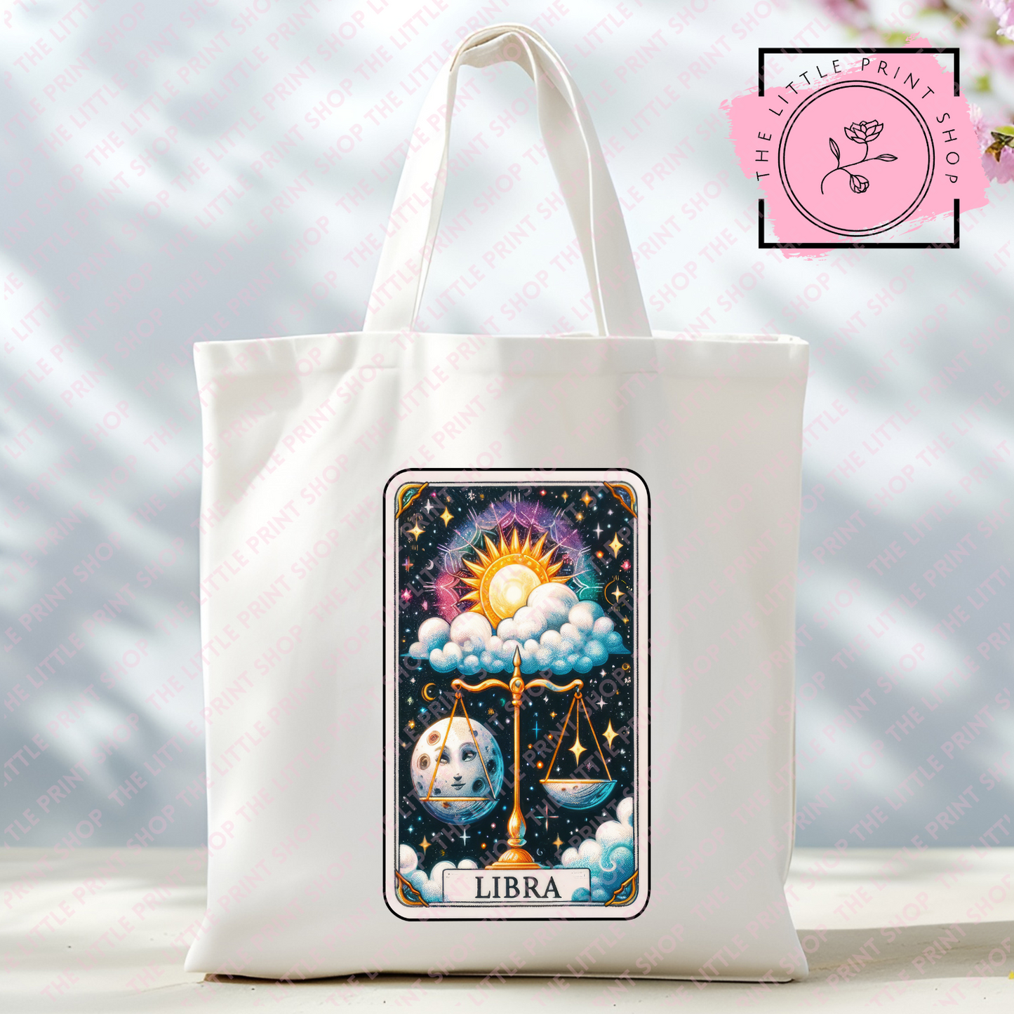 Star Sign Tarot Card - Tote Bag DTF Transfer