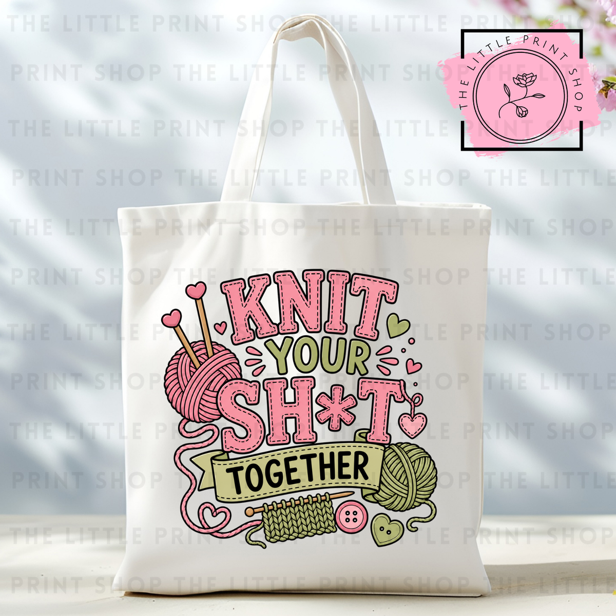 Knit Your - Tote Bag DTF Transfer