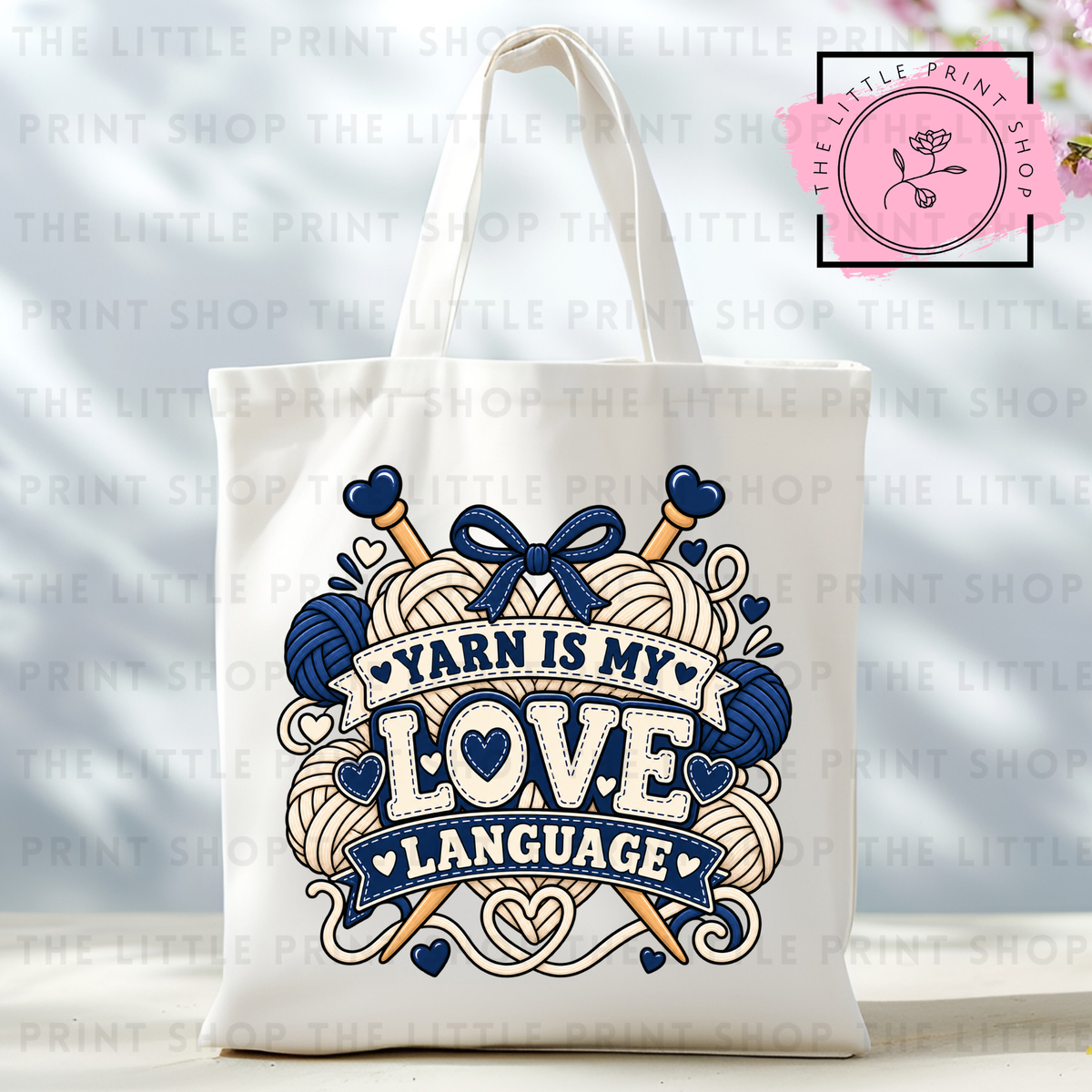 Yarn Is My Love Language - Tote Bag DTF Transfer