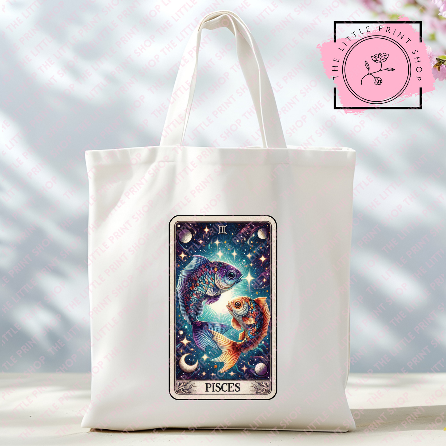 Star Sign Tarot Card - Tote Bag DTF Transfer