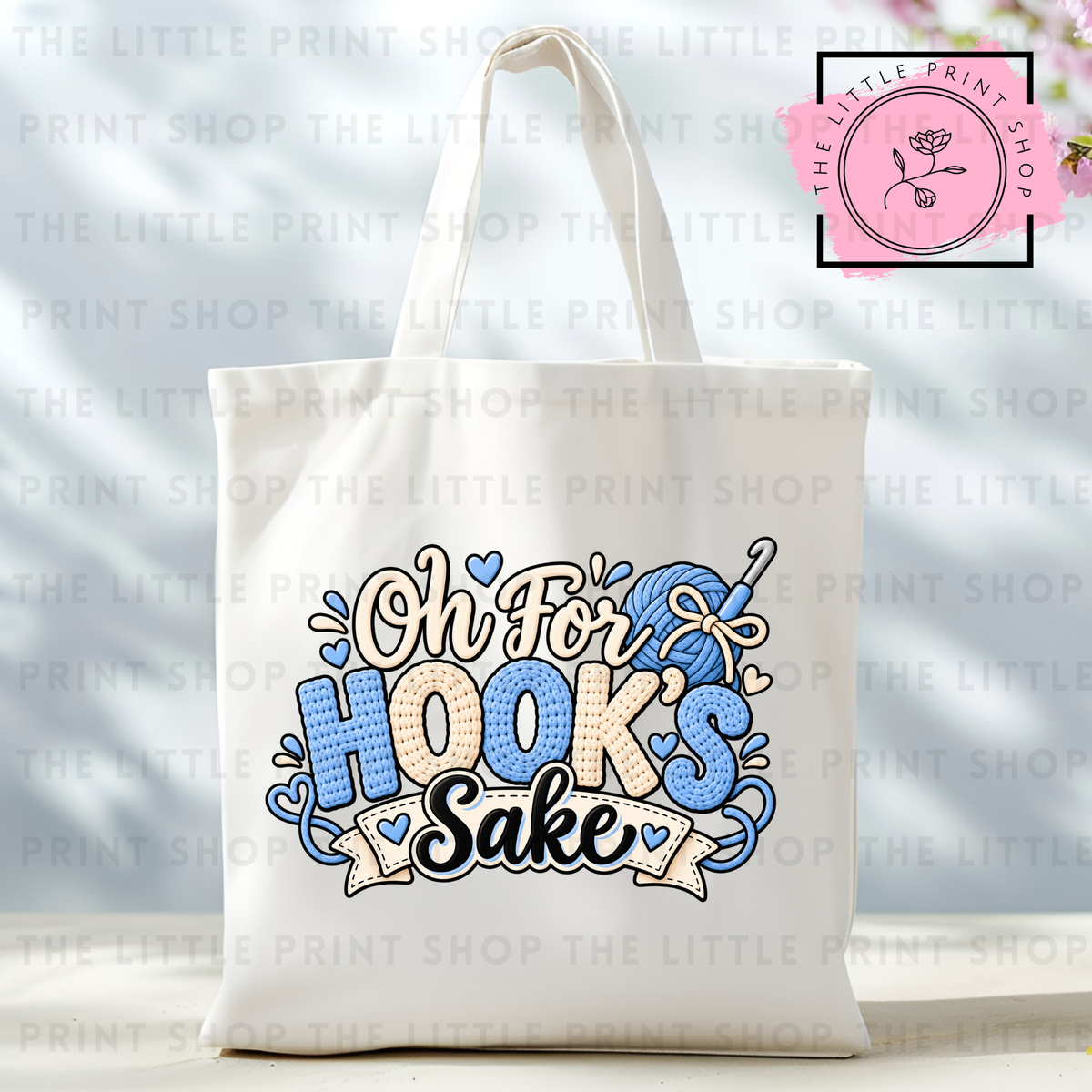 Hooks Sake - Tote Bag DTF Transfer