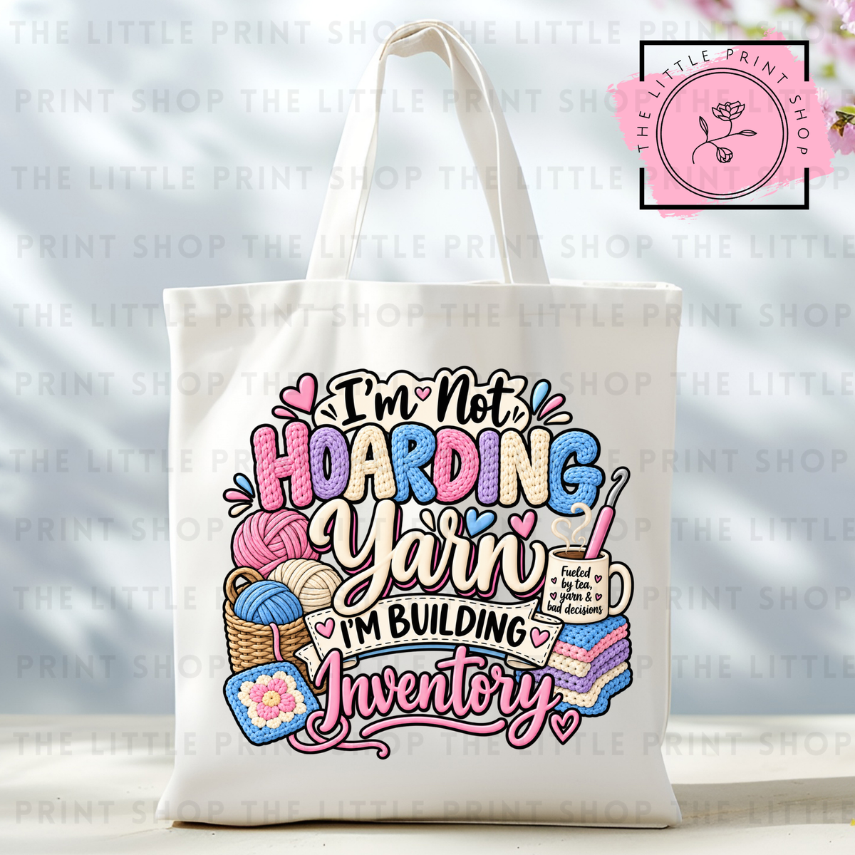 Hoarding Yarn - Tote Bag DTF Transfer
