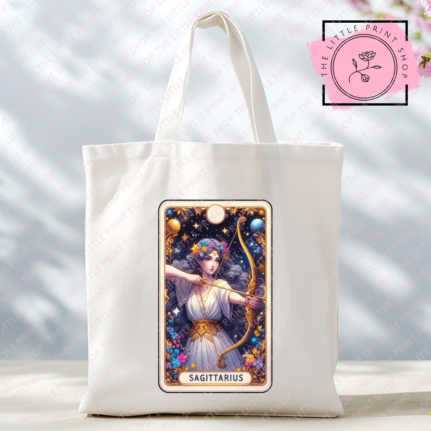 Star Sign Tarot Card - Tote Bag DTF Transfer