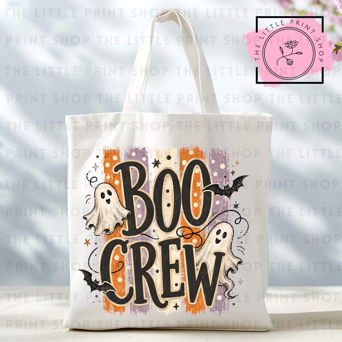 Boo Crew - Tote Bag DTF Transfer