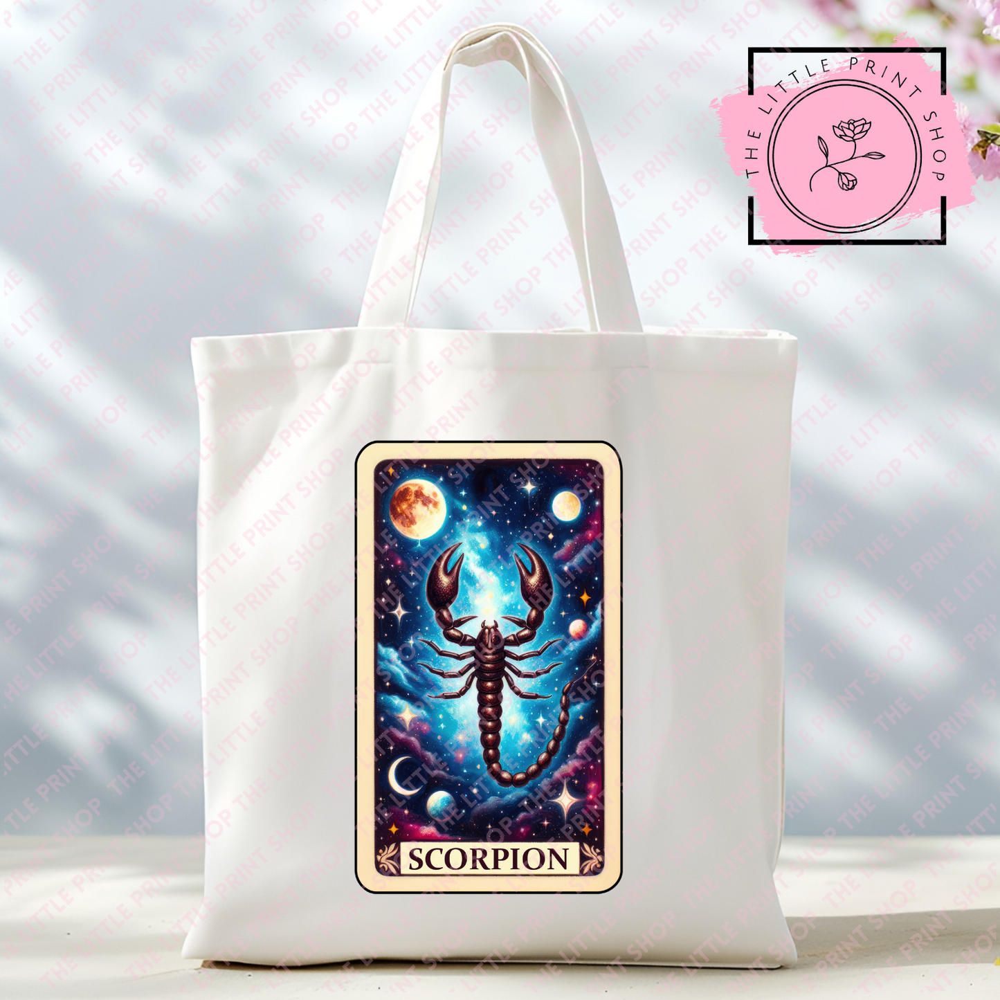 Star Sign Tarot Card - Tote Bag DTF Transfer