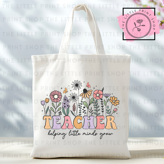 Teacher - Tote Bag DTF Transfer