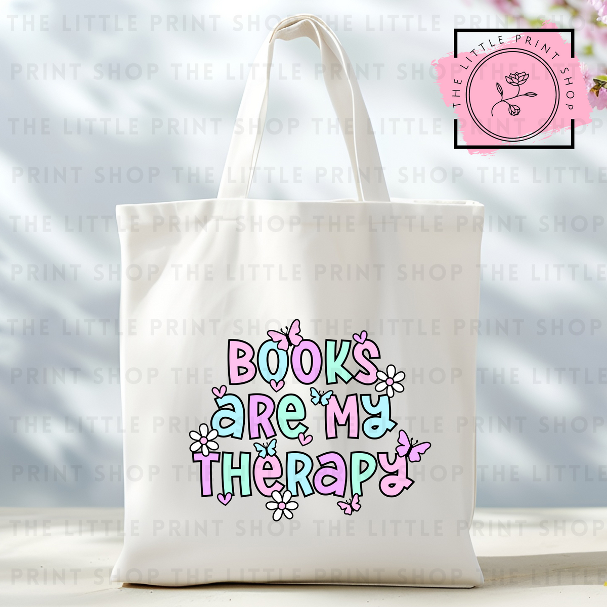 Books - Tote Bag DTF Transfer