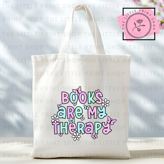 Books - Tote Bag DTF Transfer