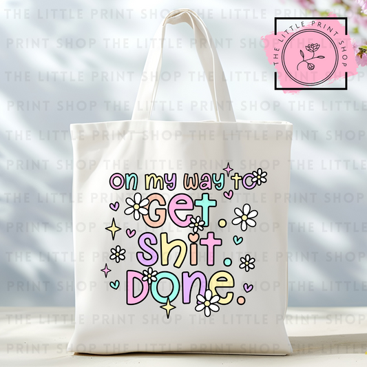 On My Way - Tote Bag DTF Transfer