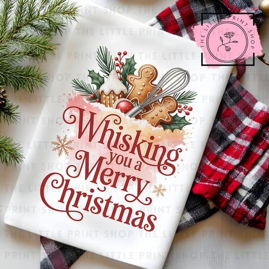 Whisking You A Merry Christmas - DTF Transfer