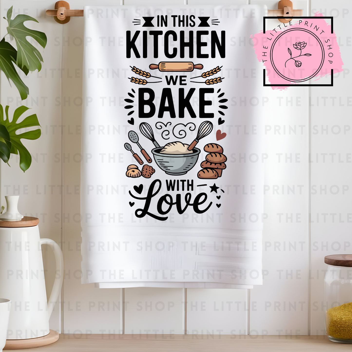 Bake With Love - DTF Transfer