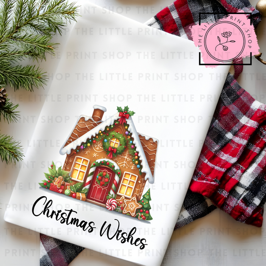 Christmas House Wishes - DTF Transfer