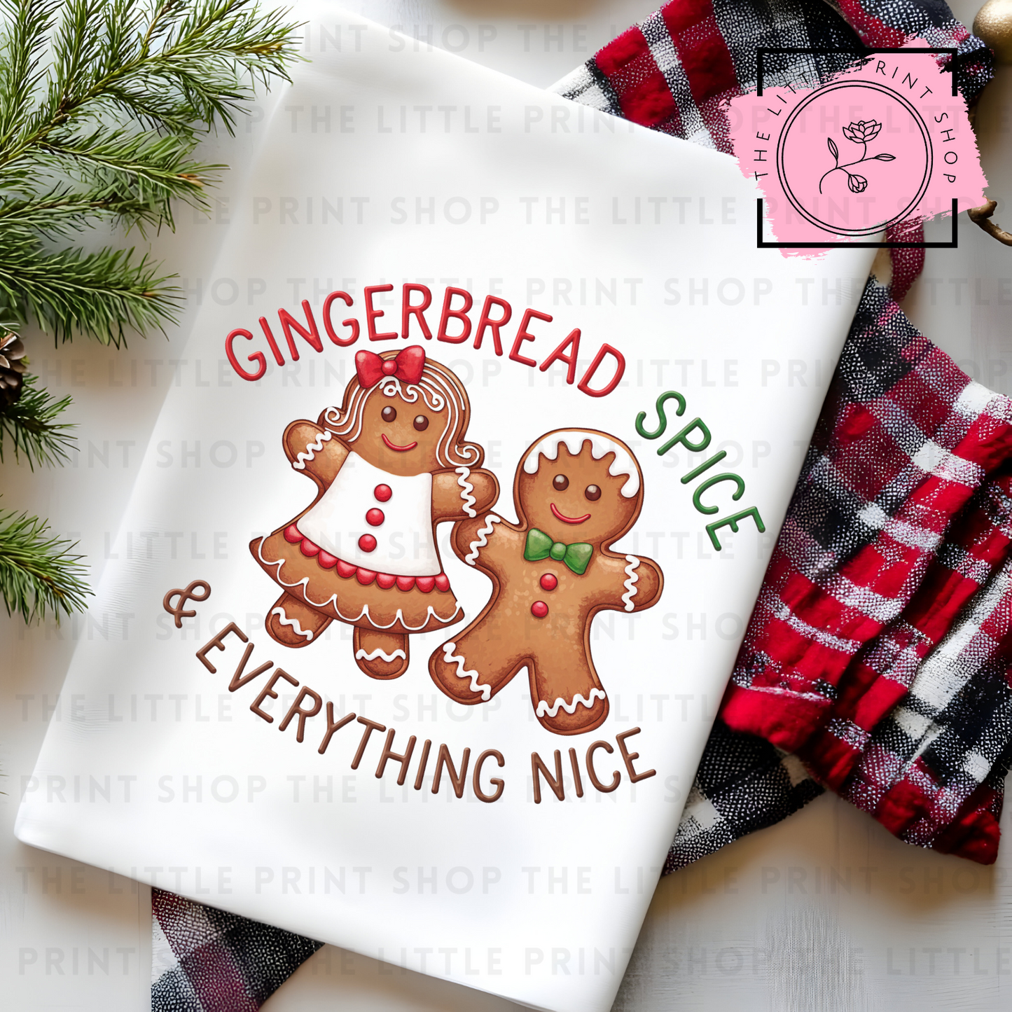 Gingerbread - DTF Transfer