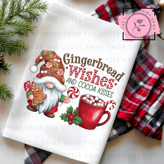 Gingerbread Wishes - DTF Transfer