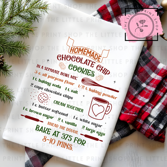 Chocolate Chip Cookies - DTF Transfer