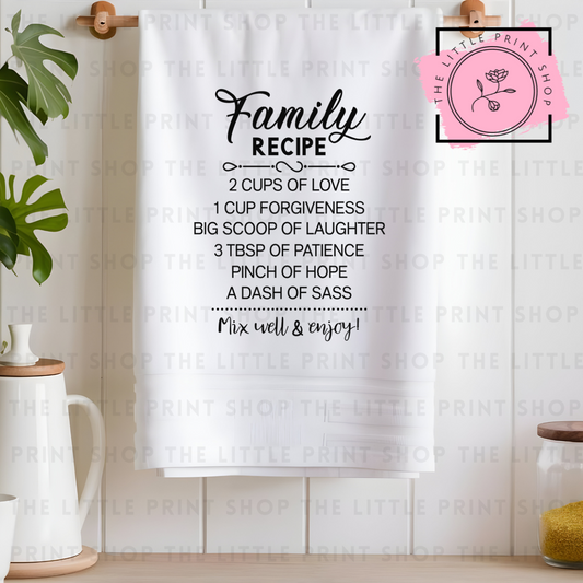 Family Recipe - DTF Transfer