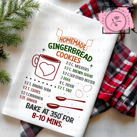 Gingerbread Cookies - DTF Transfer
