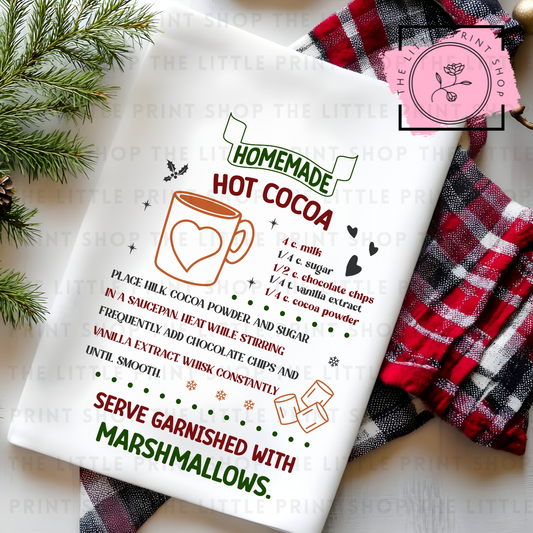 Hot Cocoa - DTF Transfer