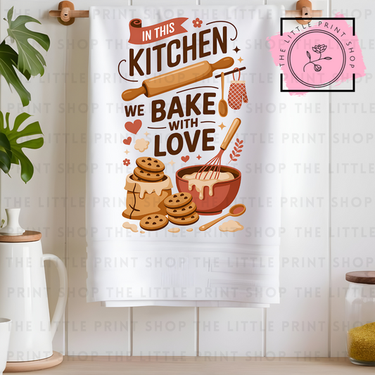 Bake With Love - DTF Transfer
